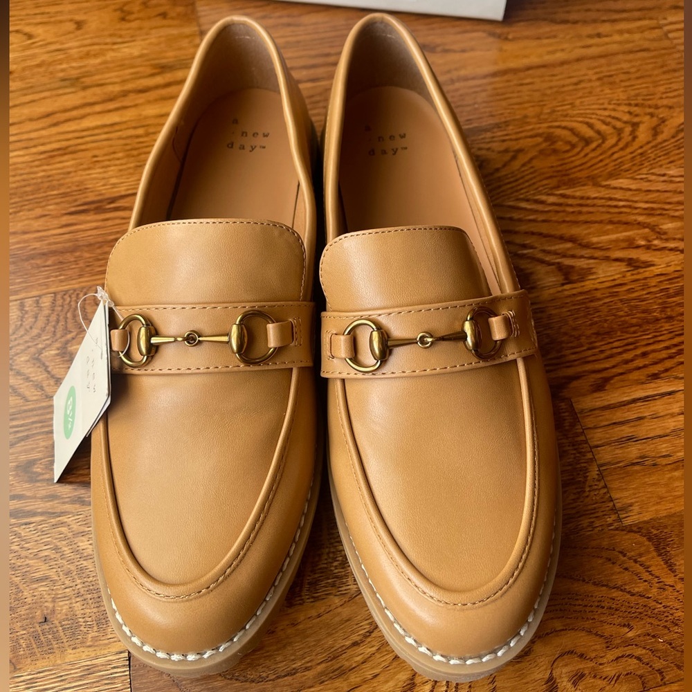 A New Day Women's Tan Loafers
